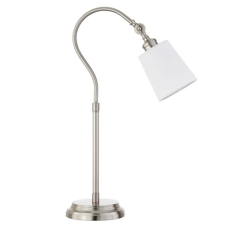Hudson & Canal Henn, Hart  Harland Brushed Nickel Arc Table Lamp TL0852